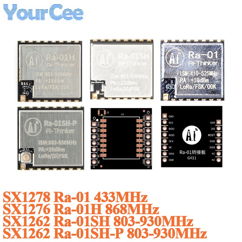 Lora Rfm95 - 10 pièces/1 pièce SX1276 LoRa Ra-01H