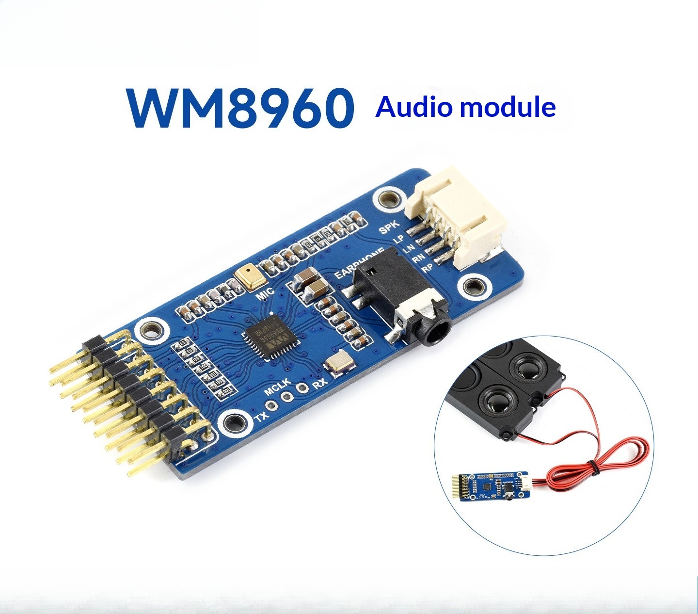 Microphone Module - Module de codec audio stéréo WM8960,