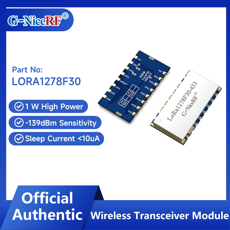 Lora Sx1278 - G-NiceRF | 2 pièces LoRa1278F30 1W
