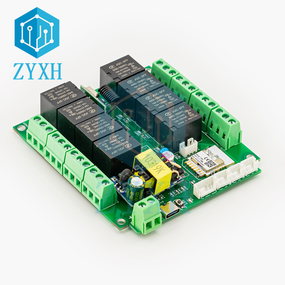 Relay Module 4 Channel - Tuya-citations de télécommande WiFi/Zigbee, 8 canaux,