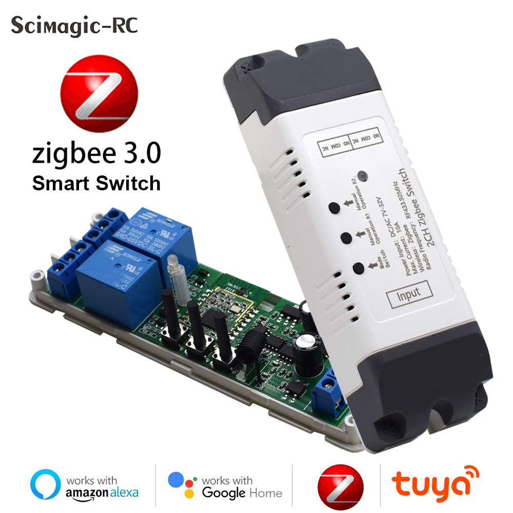 Relay Module 4 Channel - Tuya Zigbee télécommande intelligente Switch1ch 2ch