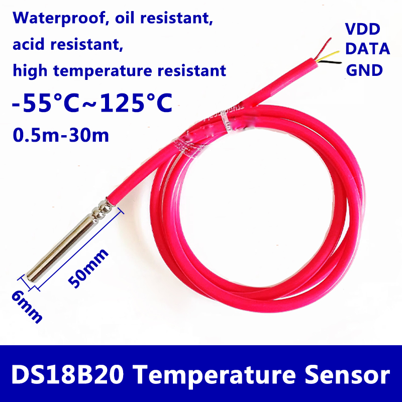 Ds18B20 - Capteur de température numérique étanche DS18B20,