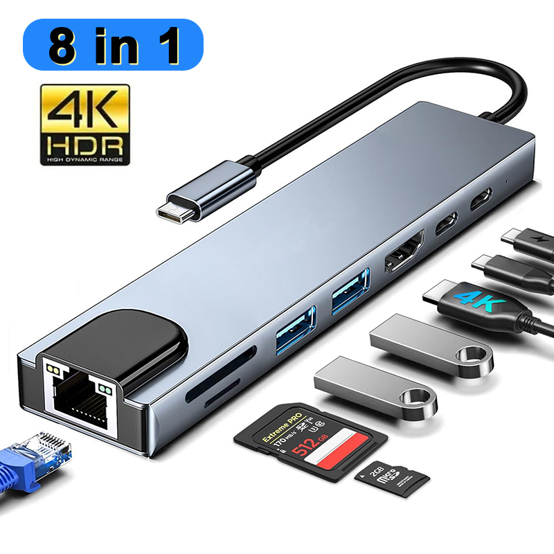 Hub USB Type C 8 en 1 pour Mac - Sd Card Module avis et prix