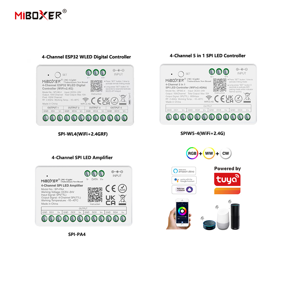 Miboxer SPIW5-4 5 en 1, contrô - Ws2812B avis et prix