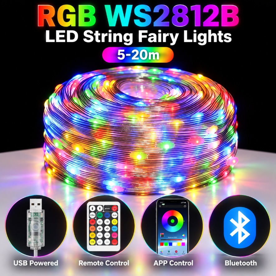 Guirlande lumineuse LED RGB WS - Ws2812B avis et prix
