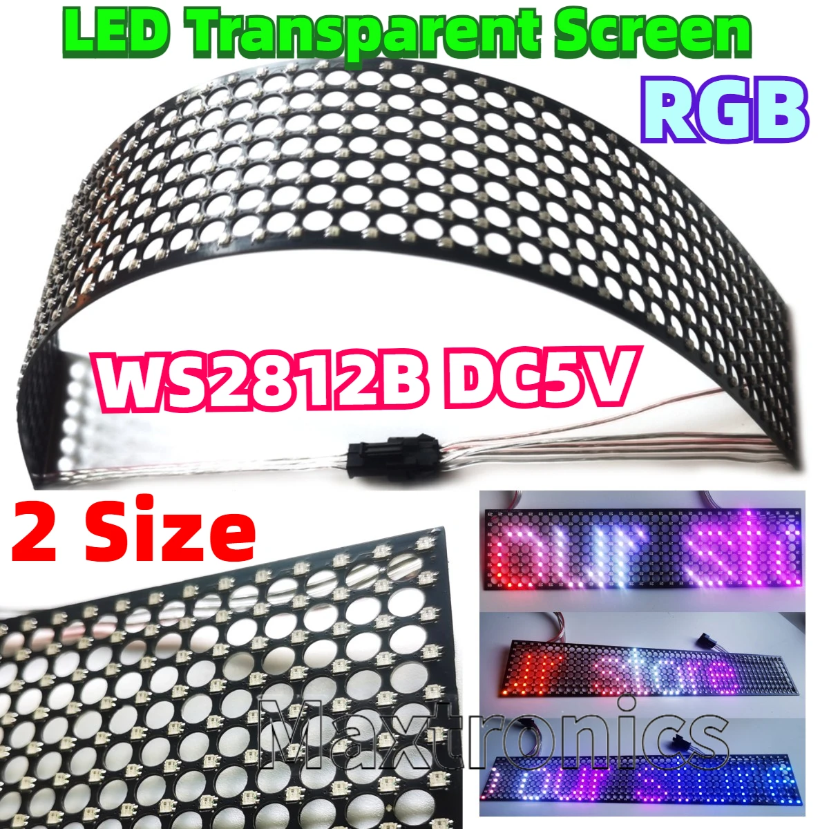 Écran Transparent LED WS2812B, - Ws2812B avis et prix