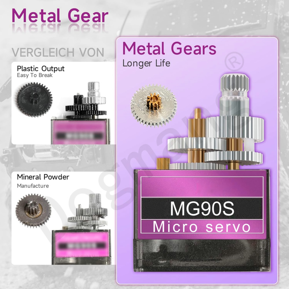 MG90S Servo 1/2/4/10/20/50 piè - Servo Sg90 avis et prix