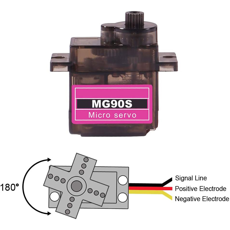 Servomoteur MG90S 5/10/20/40 p - Servo Sg90 avis et prix