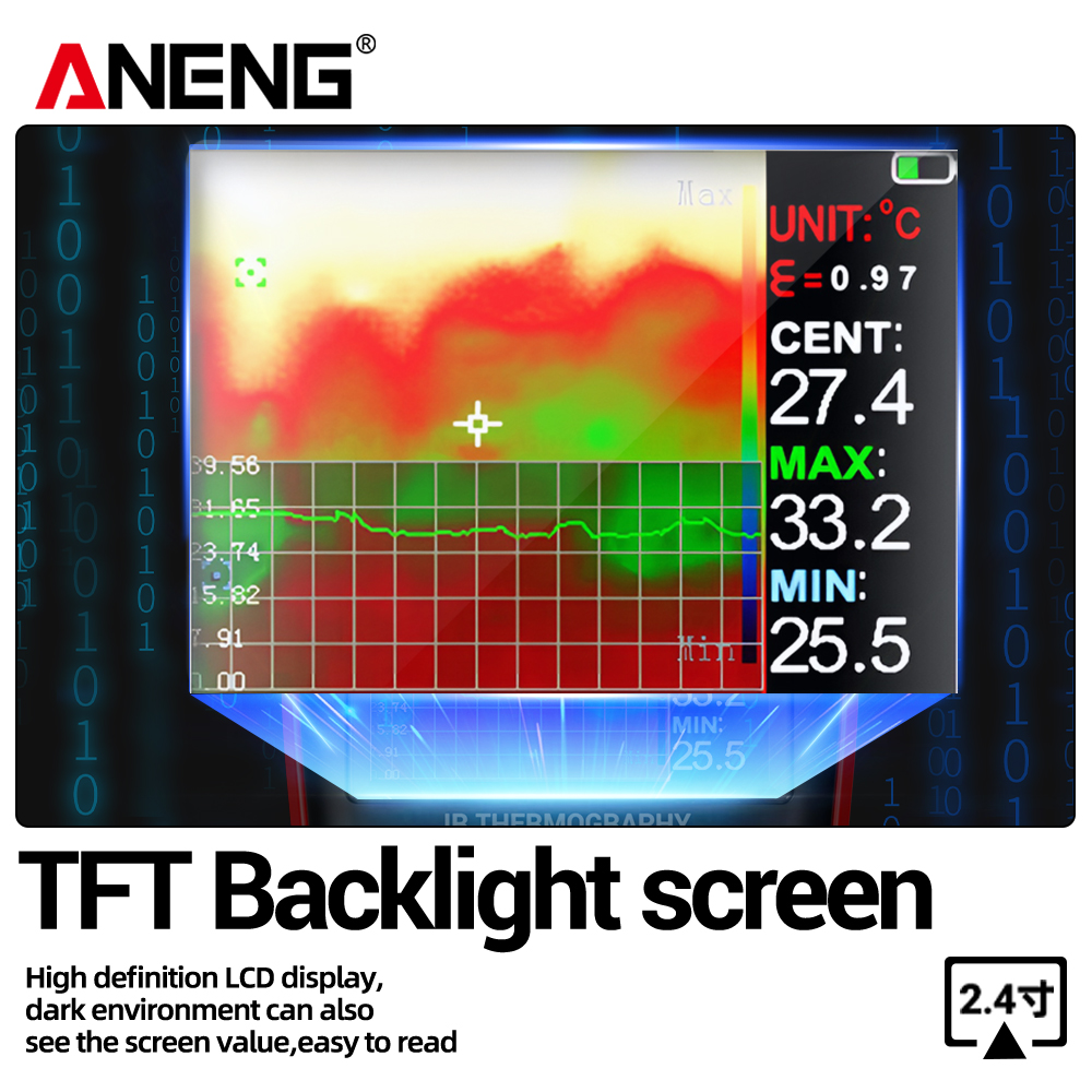 Multimètre à imagerie thermiqu - Tft Display 2.4 avis et prix